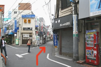 6. 左斜め前に進む