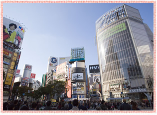 日本一の繁華街、渋谷